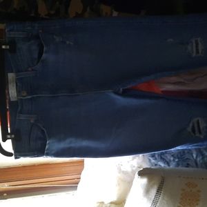 Levi's size 12 high rise straight